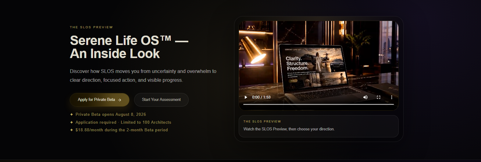 Homepage SLOS Preview Trailer