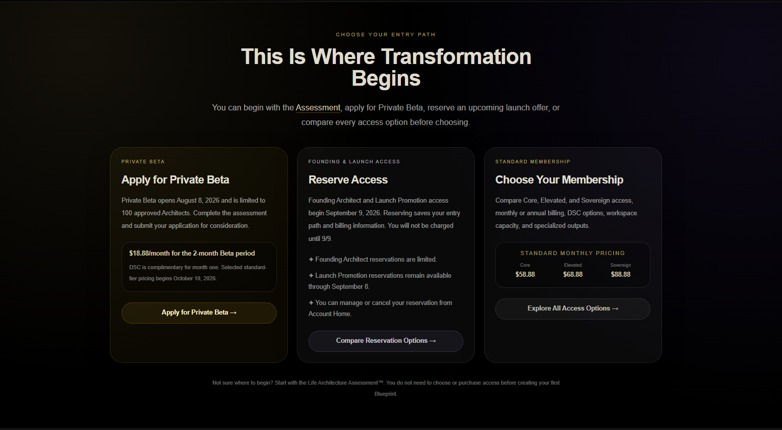 Homepage Entry Paths