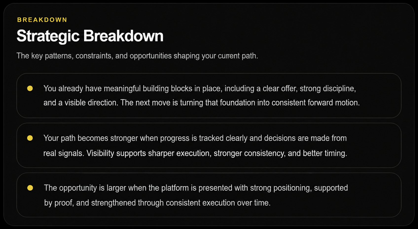 Blueprint Strategic Breakdown