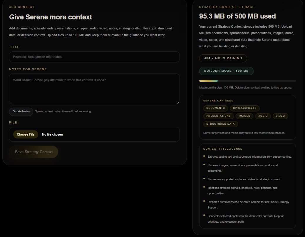 Strategy Context Upload Storage